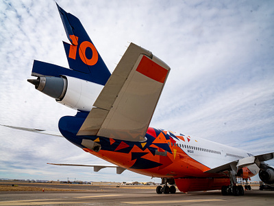 10 Tanker :: Aircraft Fleet Branding & Identity aircraft aircraft design airline airline design blue branding commercial airline graphic design icon identity identity design illustration livery livery design logo mark marketing design new mexico orange plane