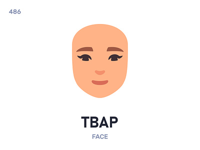 Твар / Face belarus belarusian language daily flat icon illustration vector word
