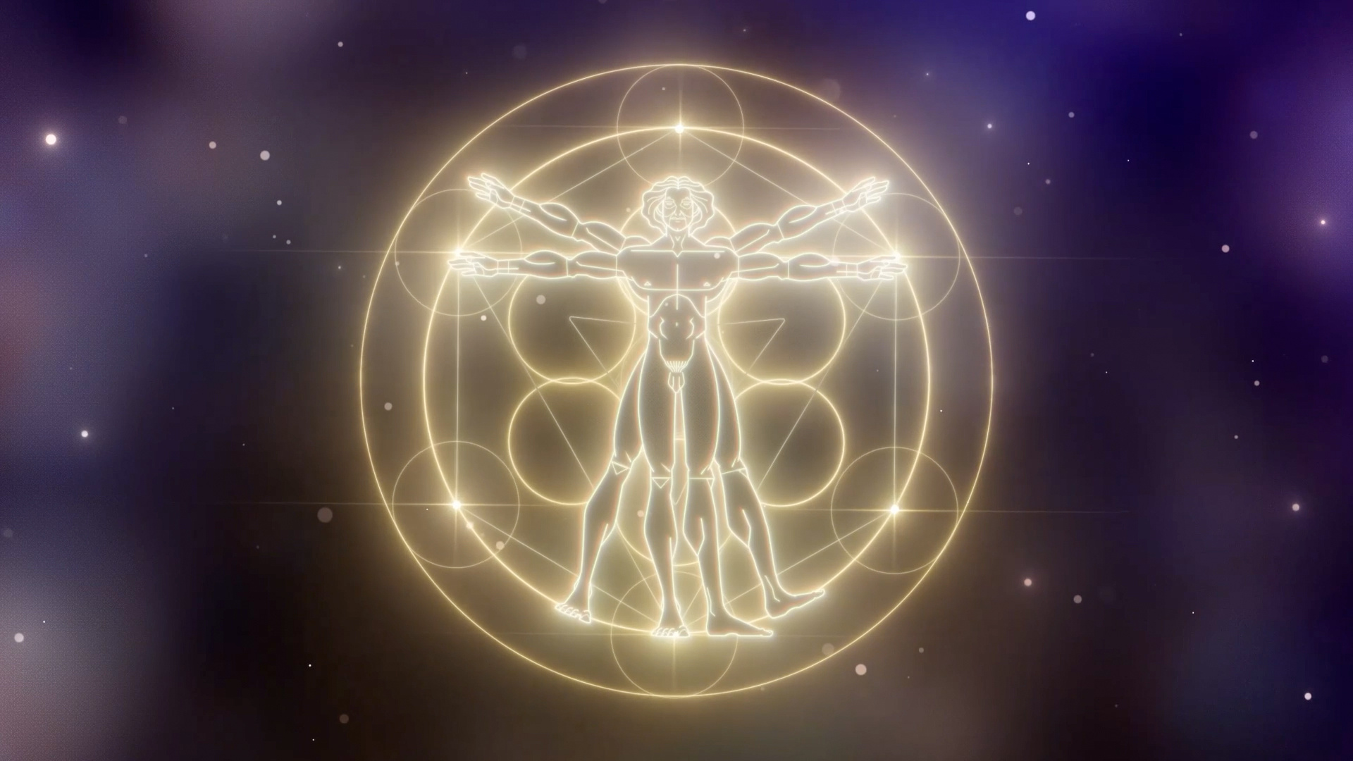 STORIES TO BE REMEMBERED - VITRUVIAN MAN abstract animation circle concept art da vinci davinci geometry life man motion graphics stories vitruvian