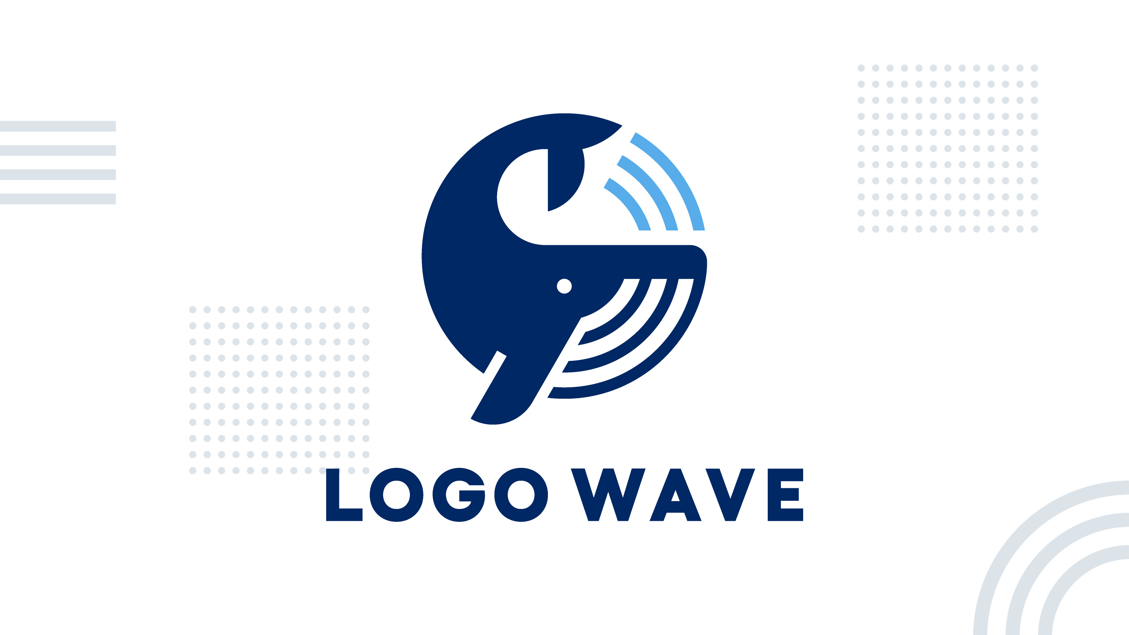 Logo Wave :: Rebrand (collab w/ Alen Pavlovic) blue brand identity branding design graphic design icon identity illustration logo logo award logo awards logo design logo wave logos mark visual communications whale