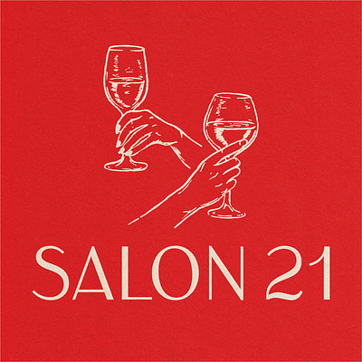 Salon 21 Branding branding illustrator
