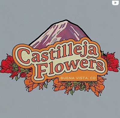 Castilleja Flowers Logo