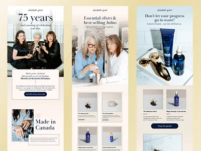 Email Design for Skincare Brand | Nudge Email Marketing design email design email marketing graphic design marketing