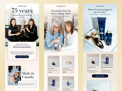 Email Design for Skincare Brand | Nudge Email Marketing design email design email marketing graphic design marketing