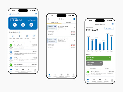 Digital Banking App Design app design banking app design finance app graphic design home screen mobile app mobile design money app ui ux