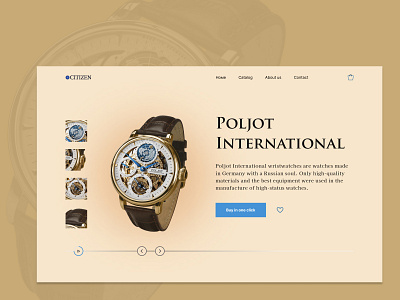 Design concept for a watch store (2) design graphic design typography ui ux vector