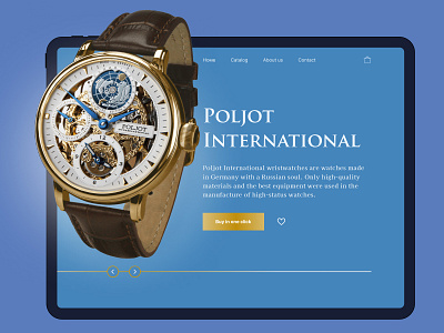 Design concept for a watch store (3) design graphic design typography ui ux