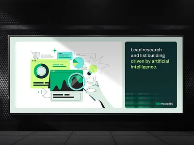 Graphic Elements HackedBD billboard brand identity branding business development canada identity illustration logo logotype marketing patterns sales toronto