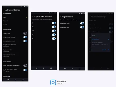 Settings app branding design graphic design iconography illustration logo product settings ui ux web