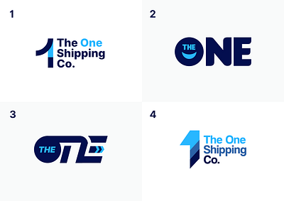 The One - Logo Concepts brand and identity branding design identity identity design logo logo design logotype