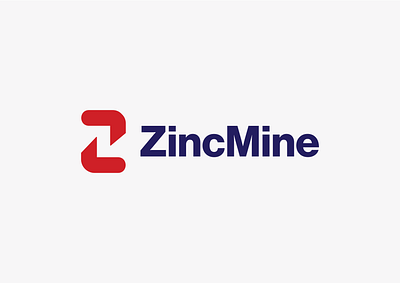 ZincMine Logo brand brand and identity branding design identity logo