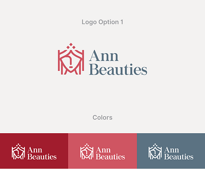 Ann Beauties brand brand and identity branding design graphic design identity logo