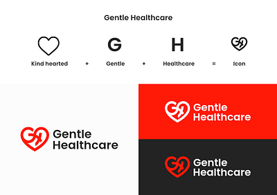 Gentle Healthcare Logo brand brand and identity branding design graphic design identity logo