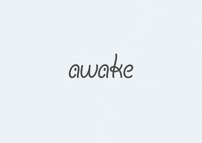 Awake | Typographical Poster eyes font graphics illustration letters poster sans serif simple text typography