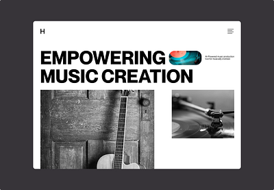 music website ✨ landing page music website ui design uidesign user interface web design website design