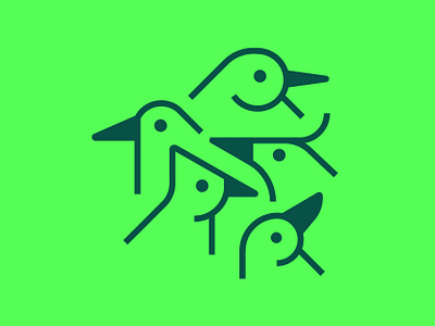 Grupo Aves • logo design animal biologist birds investigation logo logotype nature wild wildlife