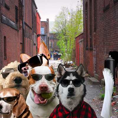 New thingy alley animation bad cool dog fancy fish fishy grafiti motion graphics noob school student sunglasses