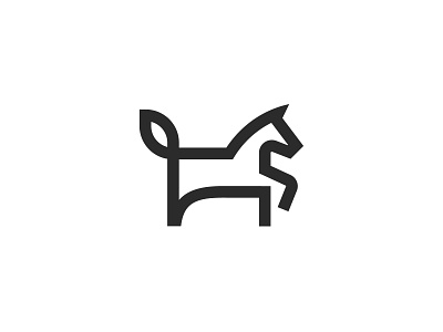 Horse logo mark (for sale) abstract animal branding design equine for sale unused buy graphic design horse icon illustration line logo logodesign minimal mustang single line stylished