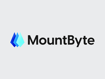 MountByte (For Sale) abstract logo branding it logo logo startup logo