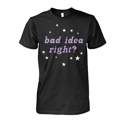 Olivia Rodrigo Bad Idea Right Shirt design illustration