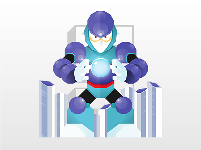 The Mega Boss Rush - 5 digital art graphic design illustration megaman sketches vector