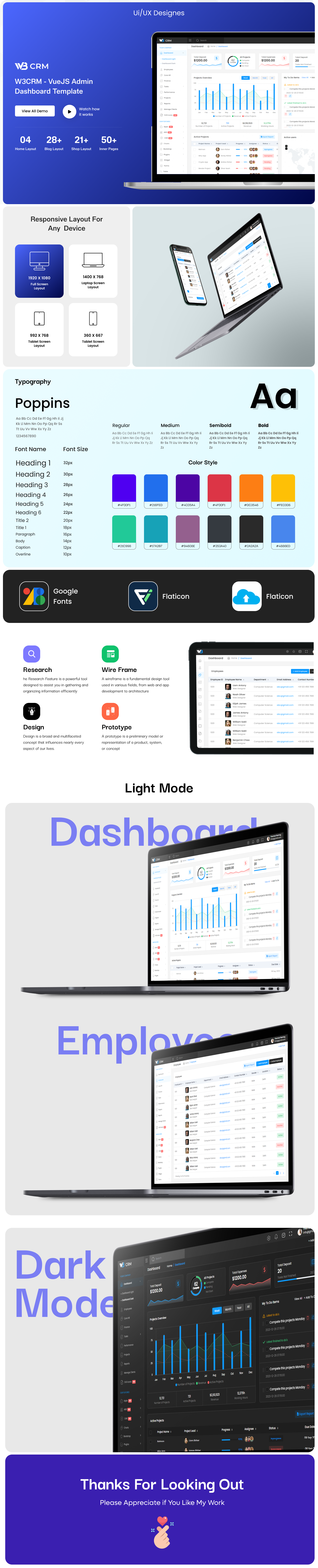 W3CRM - VueJS Admin Dashboard Template branding creative design dribbble post illustration logo product design social media marketing social media post template ui ui design uiux user experience user interface ux desgin web design website