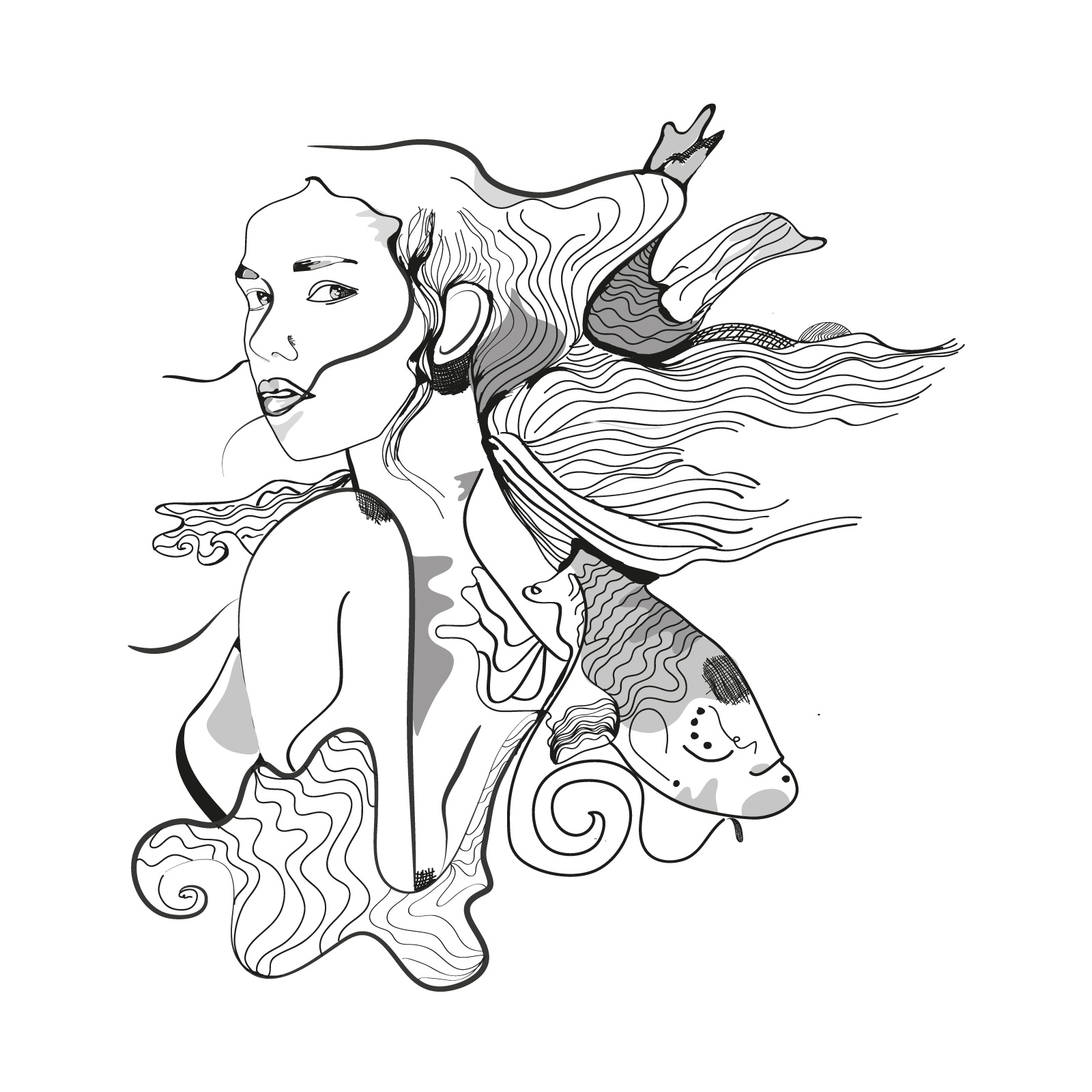 Line Art art design flat graphic design illustration vector