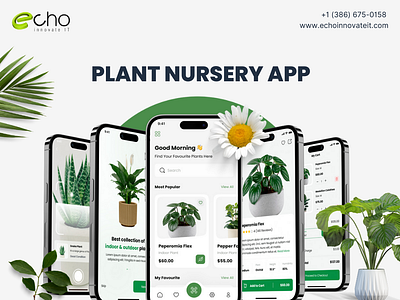 Plant Nursery App mbile app design