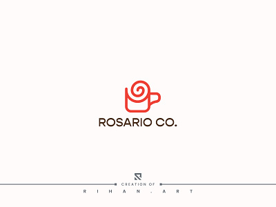 Creative Coffee Shop Logo Design 2024 abcdefghijklmnopqrstuvwxyz art branding cafe coffee coffee shop creative logo design flower logo logo design logo designer minimalist mug restaurant rose shop