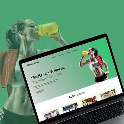 Fitness Website fitness fitness design fitness website ui ui design website design wellness