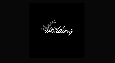 wedding logo branding design graphic design illustration logo new typography vector