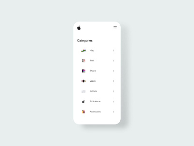 Category screen ui dailyuichallenge listui ui ux