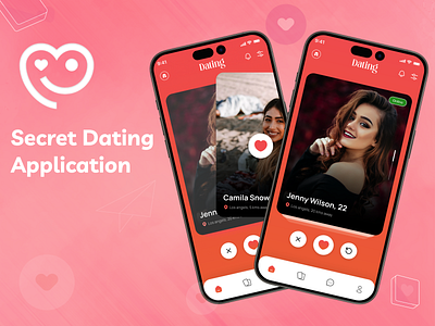 Secret Dating App datingapp figma mobileapp ui uiuux