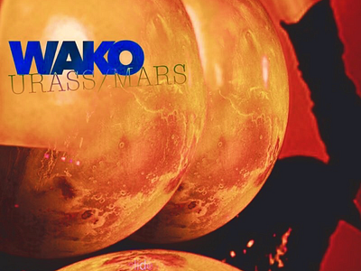 Wako's URASSONMARS Artwork albumcover design digitalmotorsrecords graphic design illustration logo wako