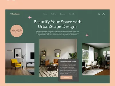 UrbanScape adobe branding daily design figma graphic design interior interiordesign logo studio ui ux webdesigner website