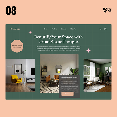 UrbanScape adobe branding daily design figma graphic design interior interiordesign logo studio ui ux webdesigner website