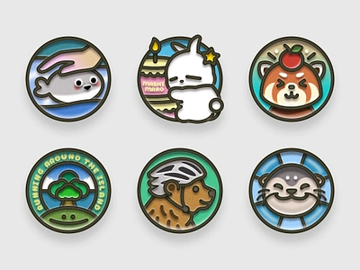 May 2024 achievement badge pins sticker