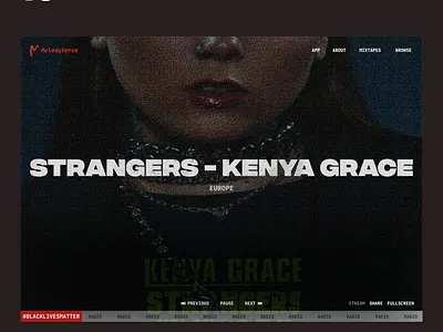 Melody Verse daily design figma genre graphic design hero hero section music section ui ux webdesigner website website design