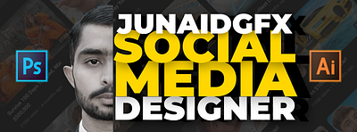 My Facebook Page Banner Design adobe photoshop banner design branding cover designer facebook cover graphic design junaidgfx social media banner typography