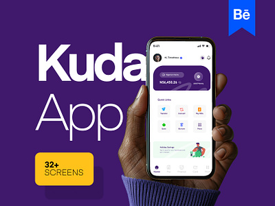 Kuda App Revamped - Case Study branding figma ui