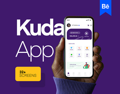 Kuda App Revamped - Case Study branding figma ui