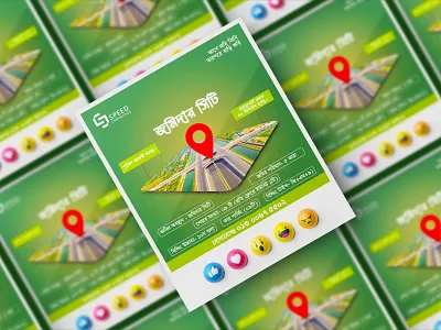 Real Estate Land Acquisition Poster Design ai post banner best social blue business post clean creative education social post graphic green post design razauix razauix1 real estate poster sale post sales poster simple social media social post template