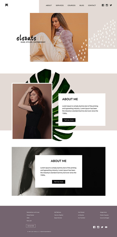 Introducing: Elevate design inspiration ui websitedesign