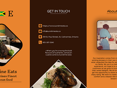 Jamaican Restaurant Menu about us caribbean curry goat food get in touch graphic design jamaica jamaican restaurant jerk chicken menu ontario restaurant st. catharines trifold ui