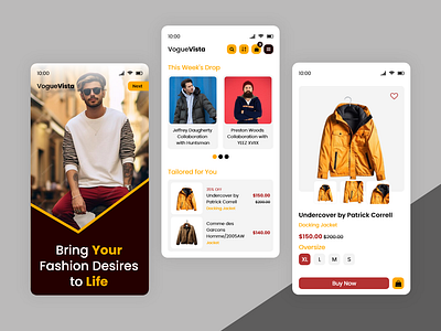 Fashion Store Mobile App Design ecommerce app design ecommerce mobile app design ecommerce ui fashion store app design fashion store mobile app mobile app design