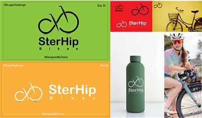 SterHip Bikes branding graphic design logo