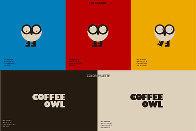 Coffee Owl LOGO 3d branding graphic design logo motion graphics