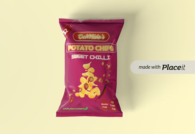 Potato Chips Mockup Design