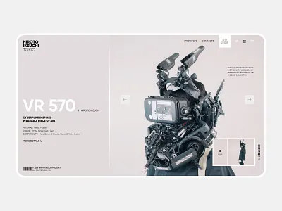 Concept Design. Hiroto Ikeuchi art concept cyber design device technology ui ux vr