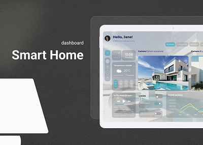 Dashboard "Smart home" | Day&Night animation dashboard dayandnight figma figmaanimation smarthome ui uidesign uiux design